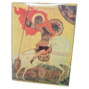 St George & the Dragon Vintage Print